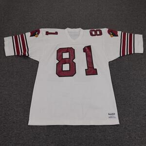 Vintage St Louis Cardinals Jersey Mens Large White NFL Roy Green 81 Sand-Knit